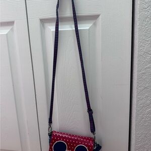 Disney Blue and White Mickey Patterned Bag